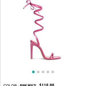 Steve Madden uplift pink heel